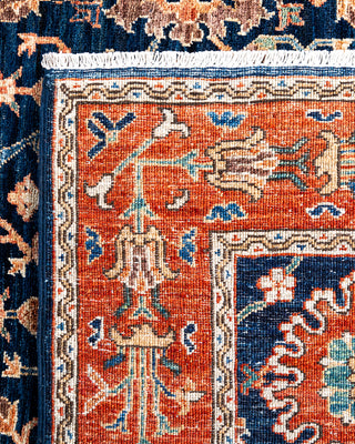 Serapi, One-of-a-Kind Hand-Knotted Area Rug  - Blue, 6' 2" x 9' 1"