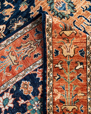 Serapi, One-of-a-Kind Hand-Knotted Area Rug  - Blue, 6' 2" x 9' 1"
