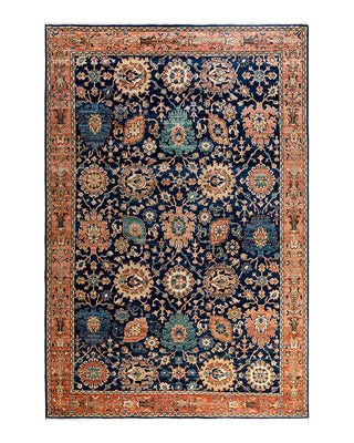 Serapi, One-of-a-Kind Hand-Knotted Area Rug  - Blue, 6' 2" x 9' 1"