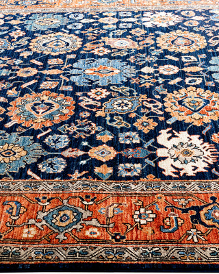 Serapi, One-of-a-Kind Hand-Knotted Area Rug  - Blue, 6' 5" x 9' 1"