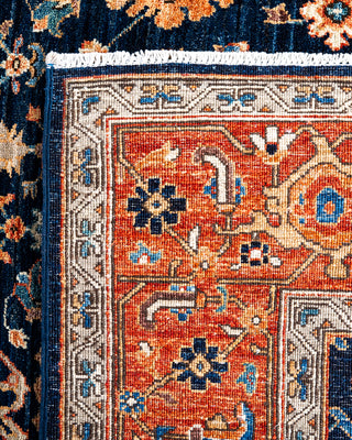 Serapi, One-of-a-Kind Hand-Knotted Area Rug  - Blue, 6' 5" x 9' 1"