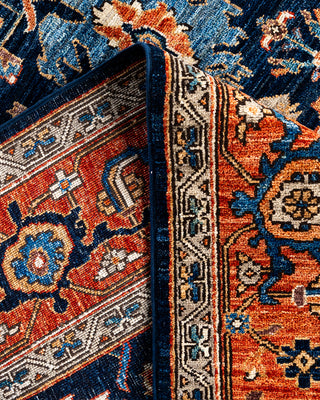 Serapi, One-of-a-Kind Hand-Knotted Area Rug  - Blue, 6' 5" x 9' 1"