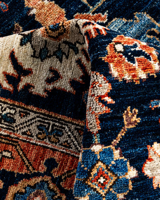 Serapi, One-of-a-Kind Hand-Knotted Area Rug  - Blue, 6' 5" x 9' 1"