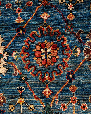 Serapi, One-of-a-Kind Hand-Knotted Area Rug  - Light Blue, 5' 11" x 9' 3"