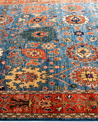 Serapi, One-of-a-Kind Hand-Knotted Area Rug  - Light Blue, 5' 11" x 9' 3"