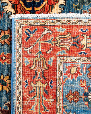 Serapi, One-of-a-Kind Hand-Knotted Area Rug  - Light Blue, 5' 11" x 9' 3"