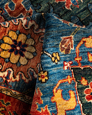 Serapi, One-of-a-Kind Hand-Knotted Area Rug  - Light Blue, 5' 11" x 9' 3"