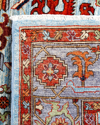 Serapi, One-of-a-Kind Hand-Knotted Area Rug  - Light Blue, 6' 2" x 9' 5"