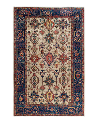 Serapi, One-of-a-Kind Hand-Knotted Area Rug  - Brown, 6' 0" x 9' 2"