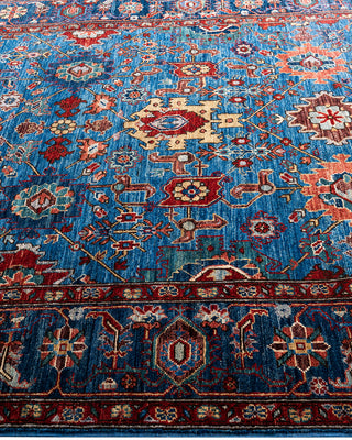 Serapi, One-of-a-Kind Hand-Knotted Area Rug  - Light Blue, 5' 11" x 9' 0"