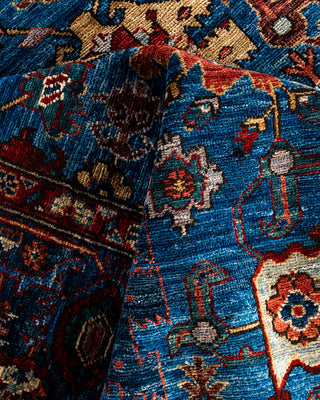 Serapi, One-of-a-Kind Hand-Knotted Area Rug  - Light Blue, 5' 11" x 9' 0"