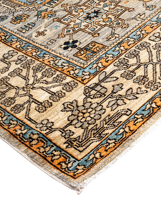 Serapi, One-of-a-Kind Hand-Knotted Area Rug  - Gray, 6' 1" x 9' 0"