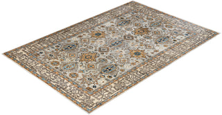 Serapi, One-of-a-Kind Hand-Knotted Area Rug  - Gray, 6' 1" x 9' 0"