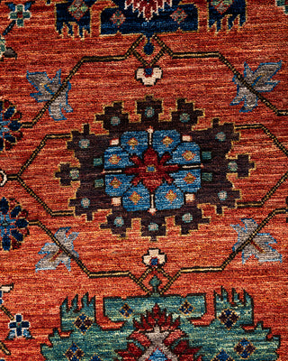 Serapi, One-of-a-Kind Hand-Knotted Area Rug  - Orange, 9' 0" x 11' 11"
