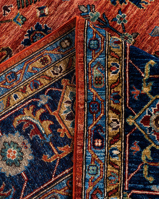 Serapi, One-of-a-Kind Hand-Knotted Area Rug  - Orange, 9' 0" x 11' 11"