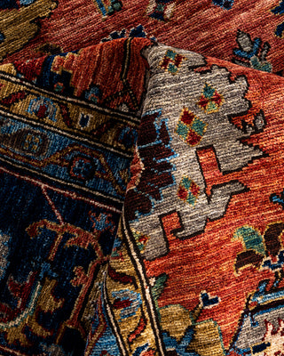 Serapi, One-of-a-Kind Hand-Knotted Area Rug  - Orange, 9' 0" x 11' 11"