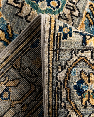 Serapi, One-of-a-Kind Hand-Knotted Area Rug  - Light Gray, 3' 11" x 6' 0"