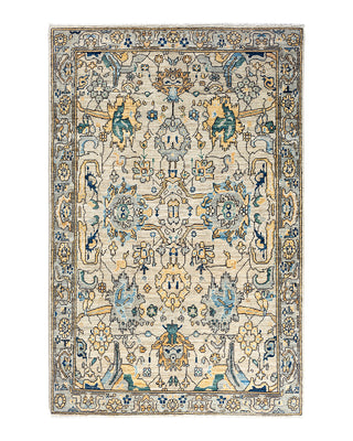 Serapi, One-of-a-Kind Hand-Knotted Area Rug  - Light Gray, 3' 11" x 6' 0"