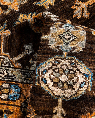 Serapi, One-of-a-Kind Hand-Knotted Area Rug  - Brown, 4' 0" x 5' 11"