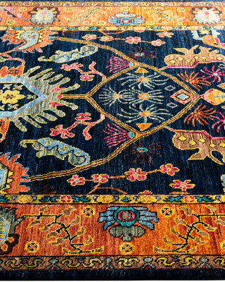 Serapi, One-of-a-Kind Hand-Knotted Area Rug  - Blue, 4' 2" x 6' 4"