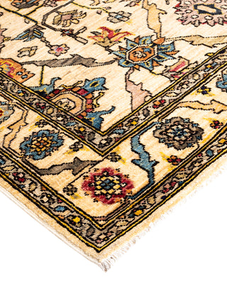 Serapi, One-of-a-Kind Hand-Knotted Area Rug  - Ivory, 3' 11" x 5' 7"
