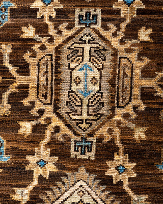 Serapi, One-of-a-Kind Hand-Knotted Area Rug  - Brown, 3' 11" x 6' 0"