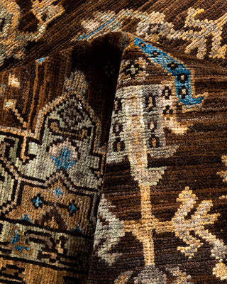 Serapi, One-of-a-Kind Hand-Knotted Area Rug  - Brown, 3' 11" x 6' 0"