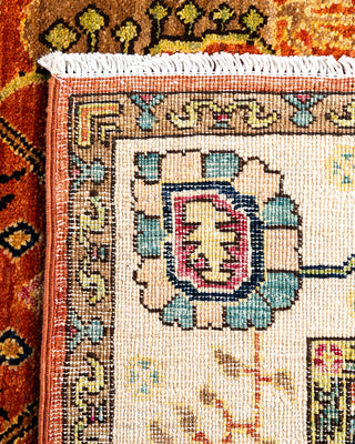 Serapi, One-of-a-Kind Hand-Knotted Area Rug  - Orange, 4' 1" x 5' 11"