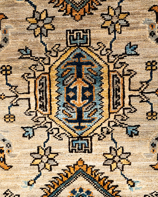 Serapi, One-of-a-Kind Hand-Knotted Area Rug  - Light Gray, 4' 1" x 6' 1"