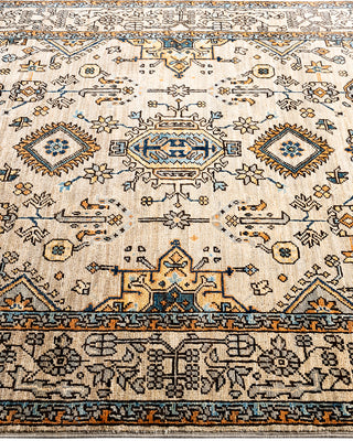 Serapi, One-of-a-Kind Hand-Knotted Area Rug  - Light Gray, 4' 1" x 6' 1"