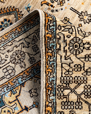 Serapi, One-of-a-Kind Hand-Knotted Area Rug  - Light Gray, 4' 1" x 6' 1"