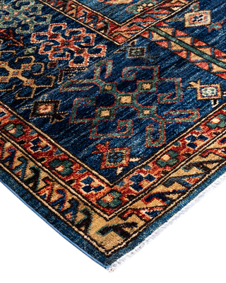 Serapi, One-of-a-Kind Hand-Knotted Area Rug  - Light Blue, 9' 1" x 11' 10"