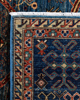 Serapi, One-of-a-Kind Hand-Knotted Area Rug  - Light Blue, 9' 1" x 11' 10"