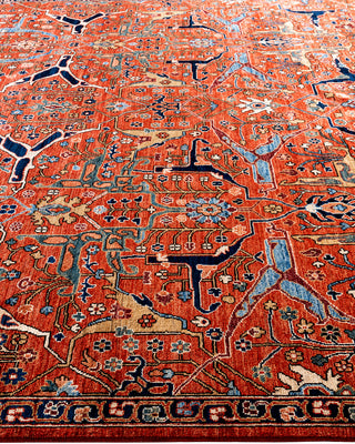 Serapi, One-of-a-Kind Hand-Knotted Area Rug  - Red, 9' 0" x 12' 1"