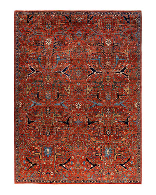 Serapi, One-of-a-Kind Hand-Knotted Area Rug  - Red, 9' 0" x 12' 1"