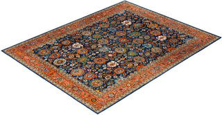 Serapi, One-of-a-Kind Hand-Knotted Area Rug  - Blue, 9' 2" x 11' 9"