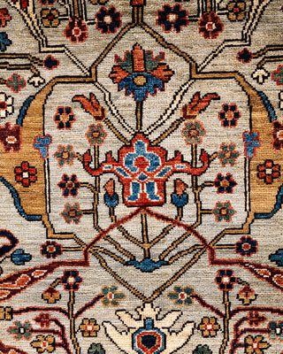 Serapi, One-of-a-Kind Hand-Knotted Area Rug  - Ivory, 8' 11" x 11' 9"