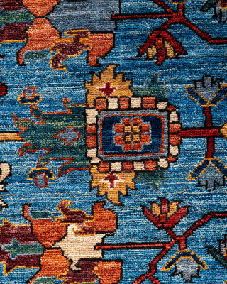 Serapi, One-of-a-Kind Hand-Knotted Area Rug  - Light Blue, 8' 2" x 9' 8"