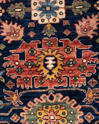 Serapi, One-of-a-Kind Hand-Knotted Area Rug  - Blue, 8' 1" x 9' 9"