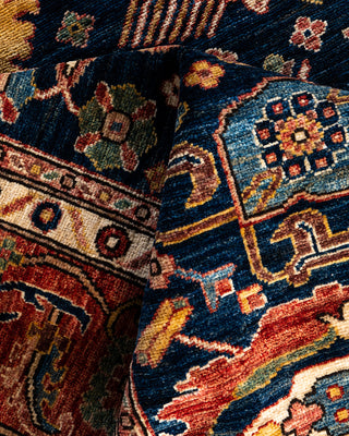 Serapi, One-of-a-Kind Hand-Knotted Area Rug  - Blue, 8' 1" x 9' 9"