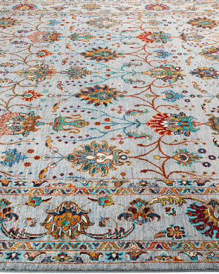 Bohemian Tribal Wool Hand Knotted Gray Area Rug 8' 3" x 10' 3"