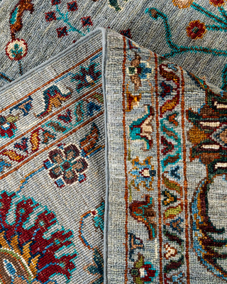 Bohemian Tribal Wool Hand Knotted Gray Area Rug 8' 3" x 10' 3"