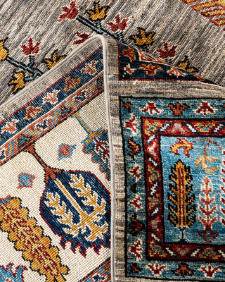 Bohemian Tribal Wool Hand Knotted Brown Area Rug 8' 3" x 9' 8"