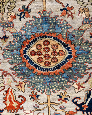 Traditional Serapi Wool Hand Knotted Beige Area Rug 9' 0" x 11' 8"