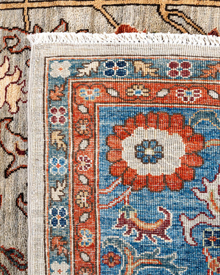 Traditional Serapi Wool Hand Knotted Beige Area Rug 9' 0" x 11' 8"