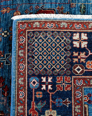 Traditional Serapi Wool Hand Knotted Light Blue Area Rug 9' 3" x 11' 10"