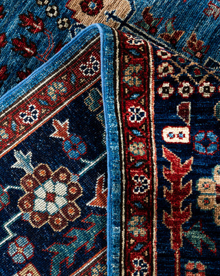 Traditional Serapi Wool Hand Knotted Light Blue Area Rug 9' 3" x 11' 10"