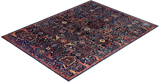 Traditional Serapi Wool Hand Knotted Blue Area Rug 9' 0" x 11' 10"