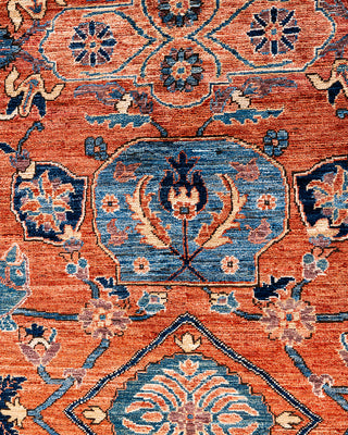 Traditional Serapi Wool Hand Knotted Red Area Rug 8' 11" x 11' 5"