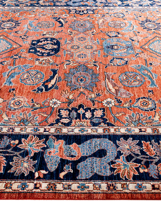 Traditional Serapi Wool Hand Knotted Red Area Rug 8' 11" x 11' 5"